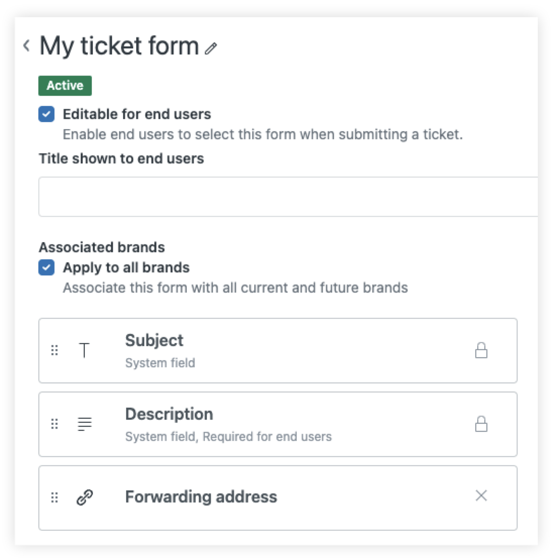 Drag the the fields in the form to reorder