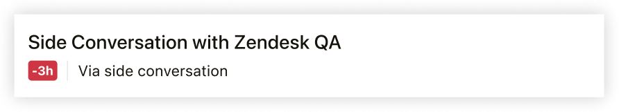 Ticket created via side conversation