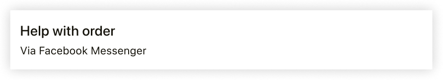 Über Facebook Messenger Chat erstelltes Ticket