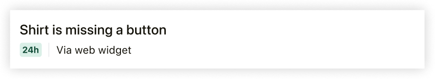 通过 Web Widget（经典）创建的工单