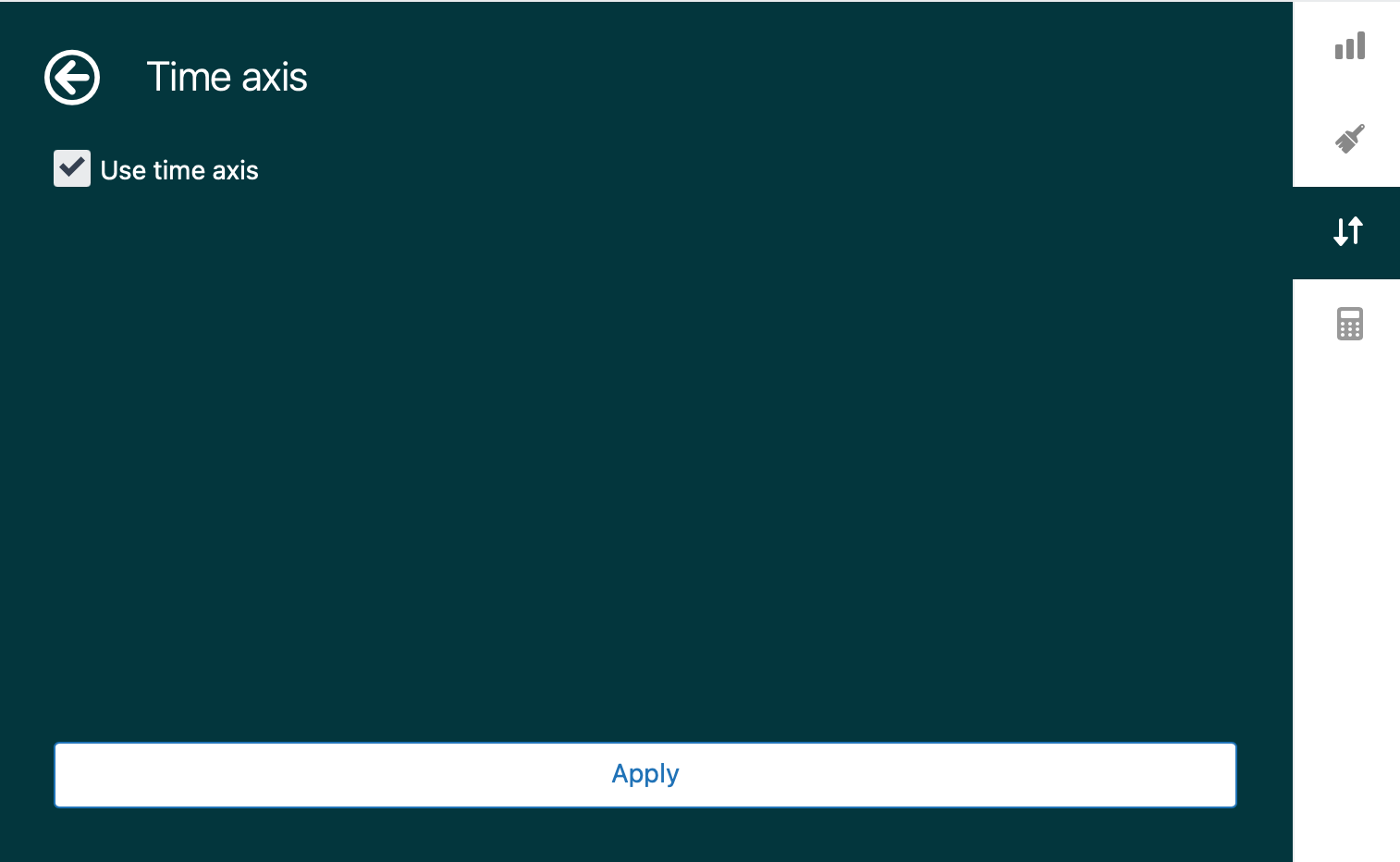 Use time axis setting