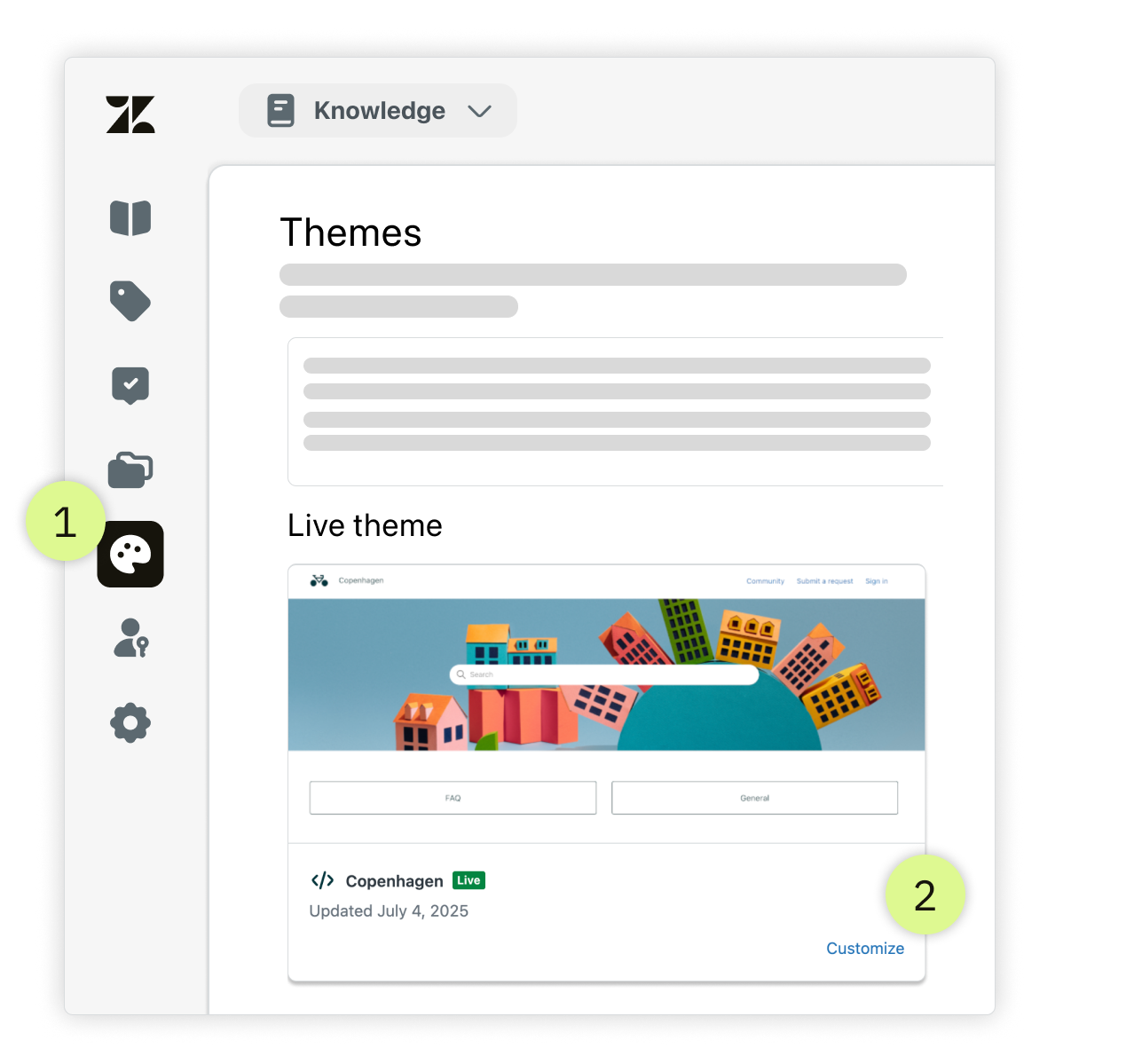 Customize design icon in Knowledge