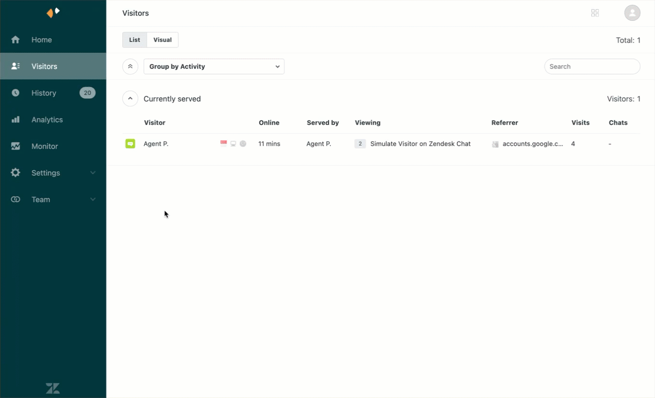 Read conversation with Agent Workspace activated