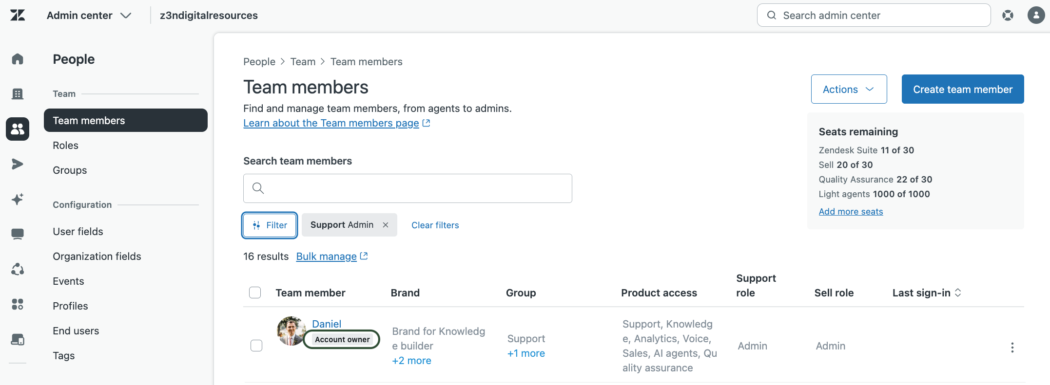 Buscar al dueño de la cuenta