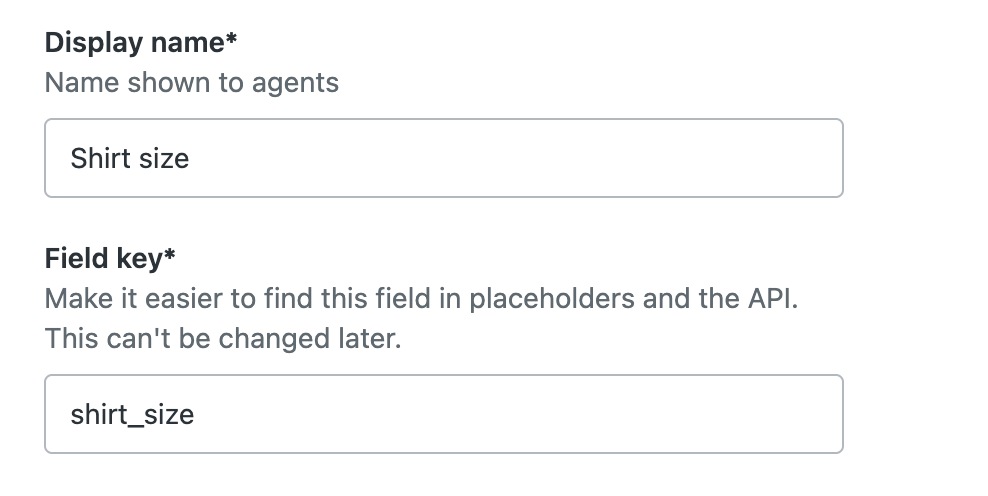 Valeur de champ d’utilisateur personnalisé dans le Centre d’administration Zendesk