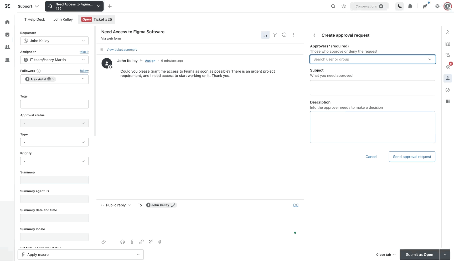 同時に承認リクエストを複数割り当てる機能に関するお知らせ – Zendesk