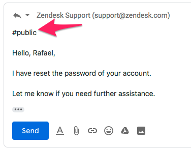 Using the Mail API to update ticket properties from your inbox – Zendesk  help