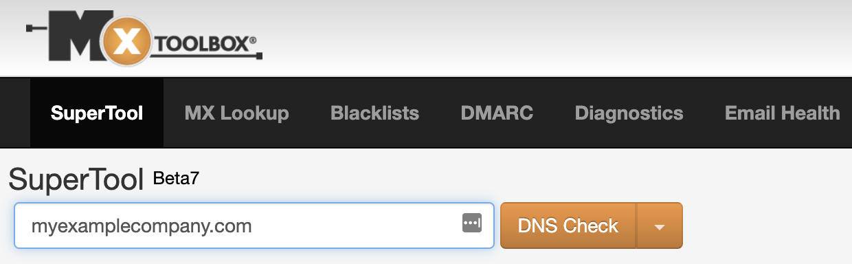 Ejemplo de búsqueda de DNS