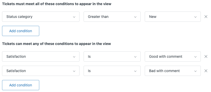 view conditions status category greater than new and satisfaction good and bad with comment.png