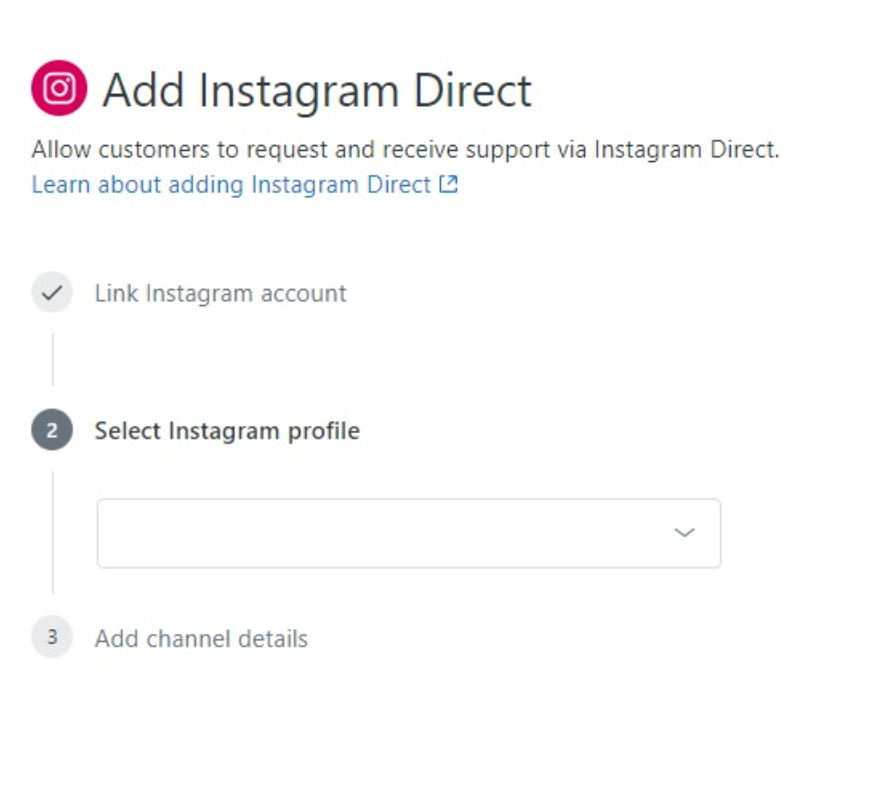 Agregar Instagram Direct
