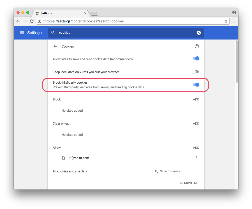 Managing third-party browser cookies for Zendesk WFM – Zendesk help