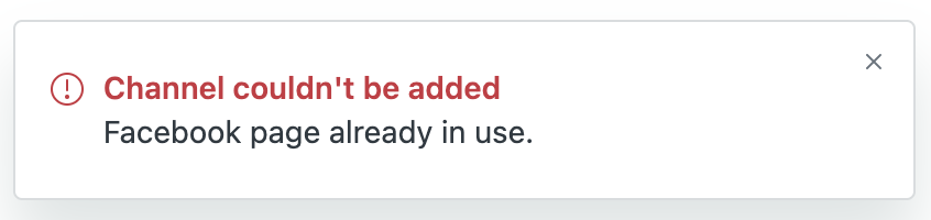 Página do Facebook já em uso