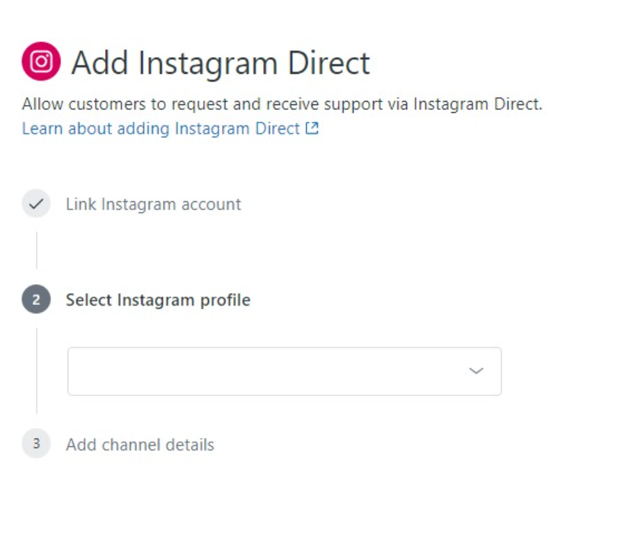 Add Instagram Direct