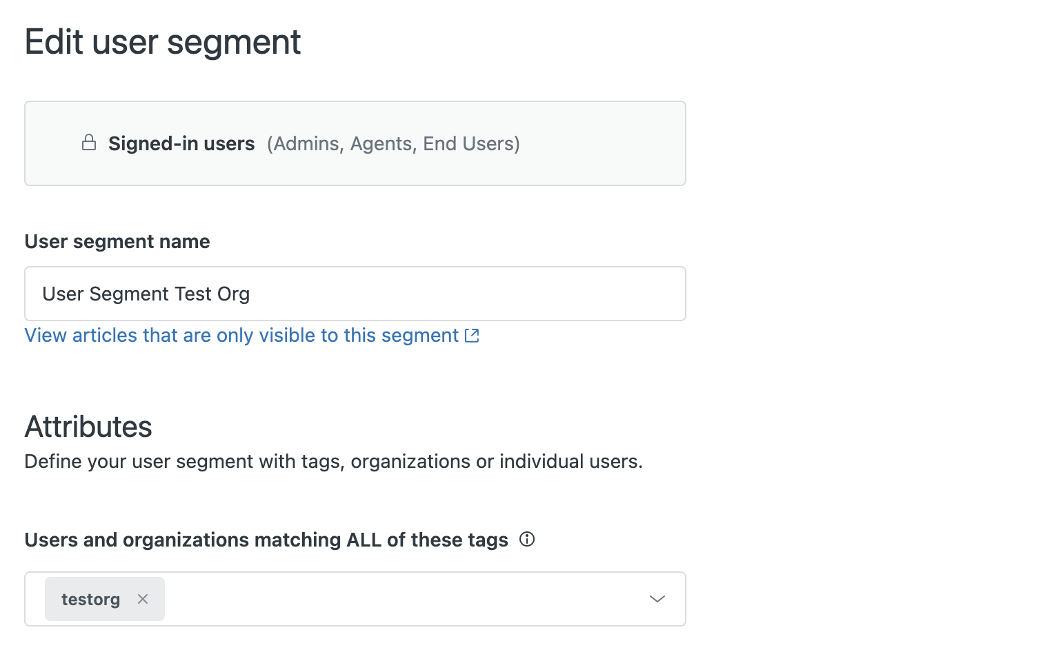 Modifier le segment d'utilisateurs