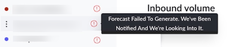 No se pudo generar el pronóstico. Se nos ha notificado y estamos analizando