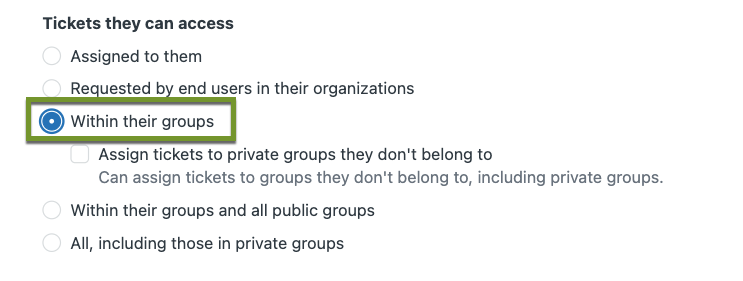 Ticket access permissions within agent's groups.png