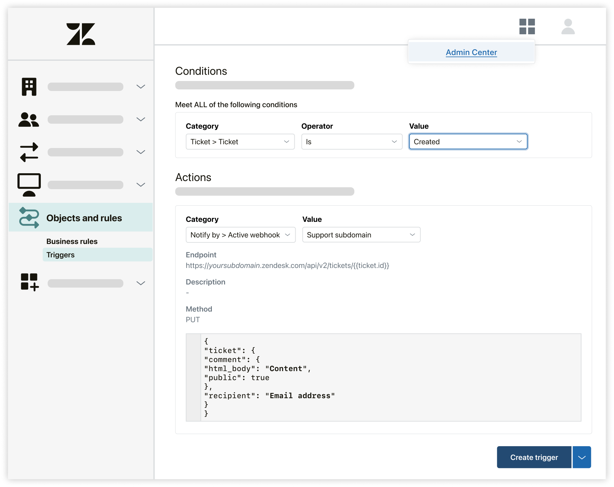 Use a webhook trigger action to send autoreplies from a Support subdomain.png