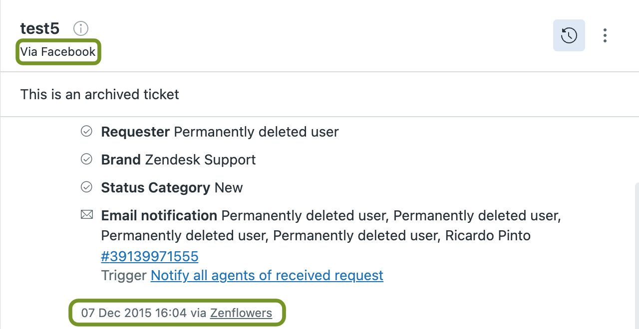 Facebook-Ticket