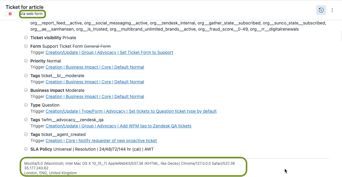 Webformularticket