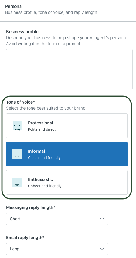 Tone of voice essential