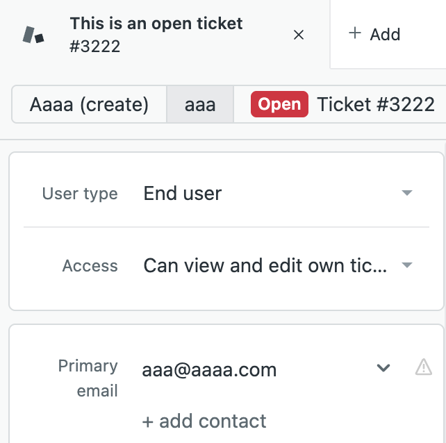Check the details of the user profile