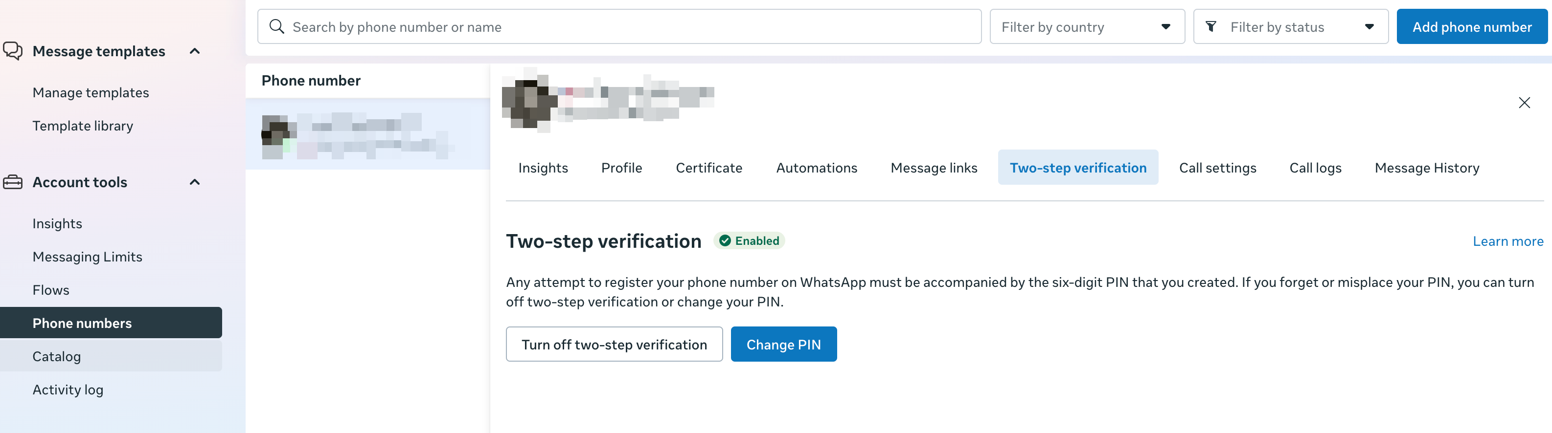 Two-step verification