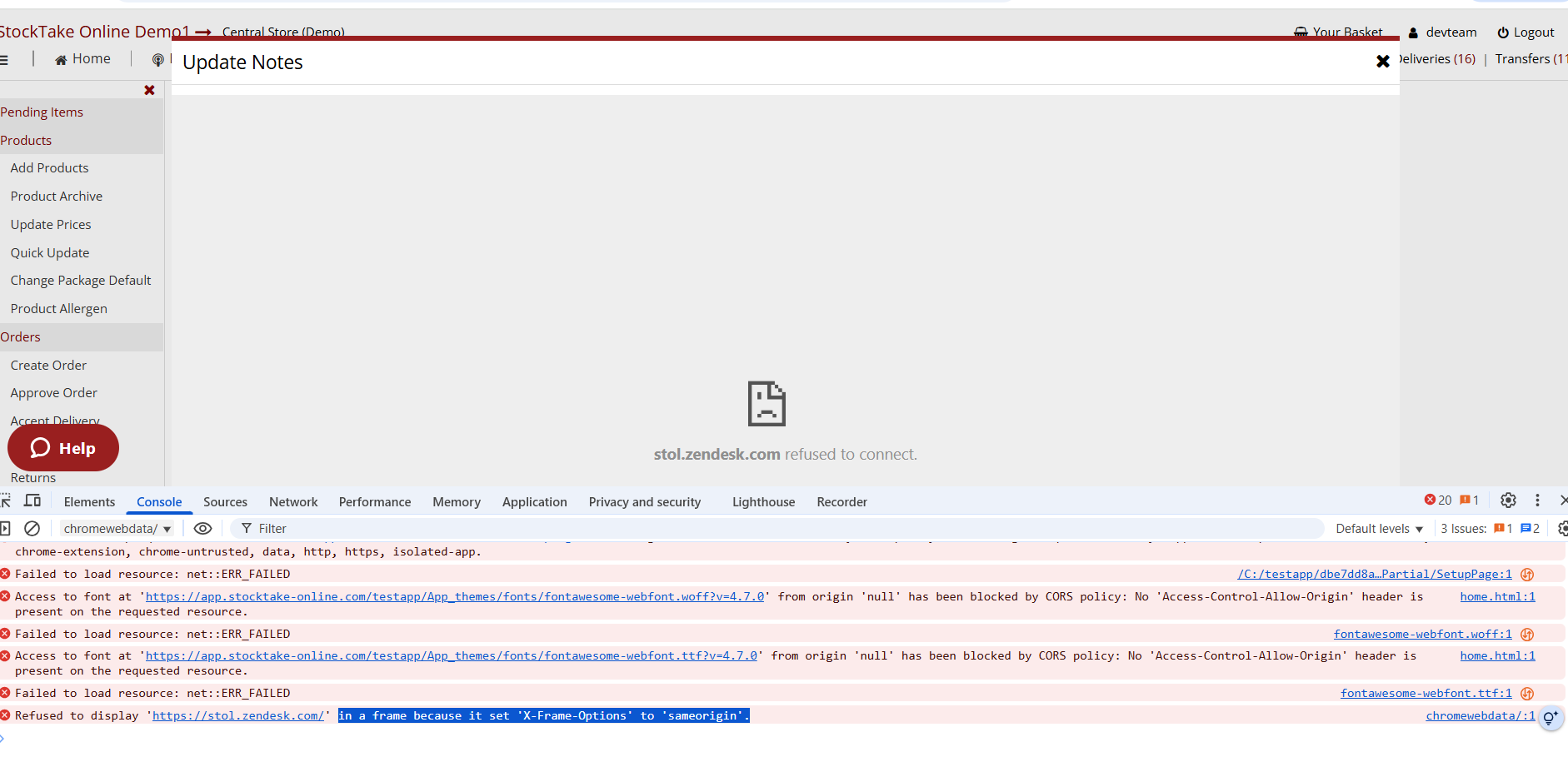 Embedding Zendesk into an iframe is not allowed – Zendesk help