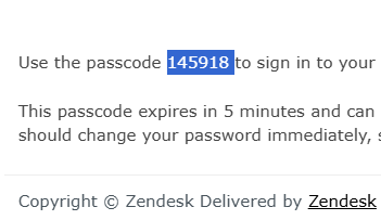 Using two-factor authentication to sign in to Zendesk Support