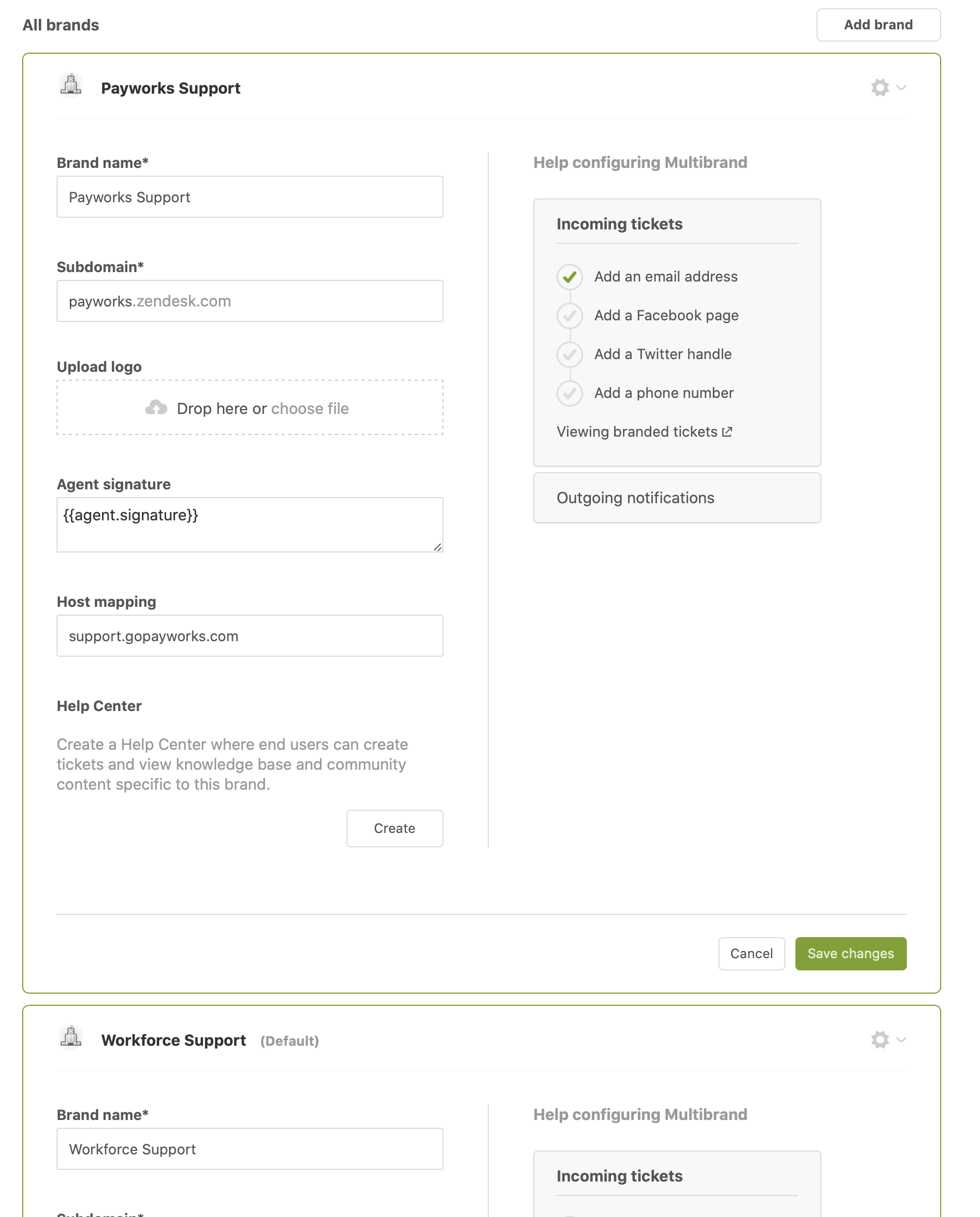 Zendesk Email Templates