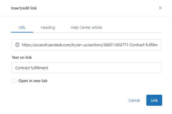 Setting up and using smart links in Sell – Zendesk help