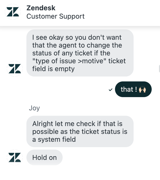 Ticket custom field mandatory when is empty Zendesk help