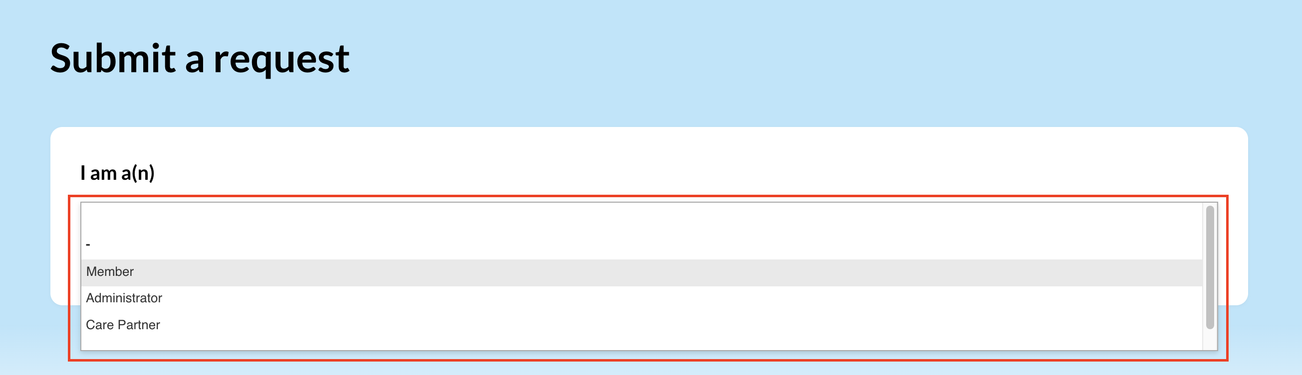 increase-dropdown-option-font-size-on-submit-a-request-form-zendesk-help