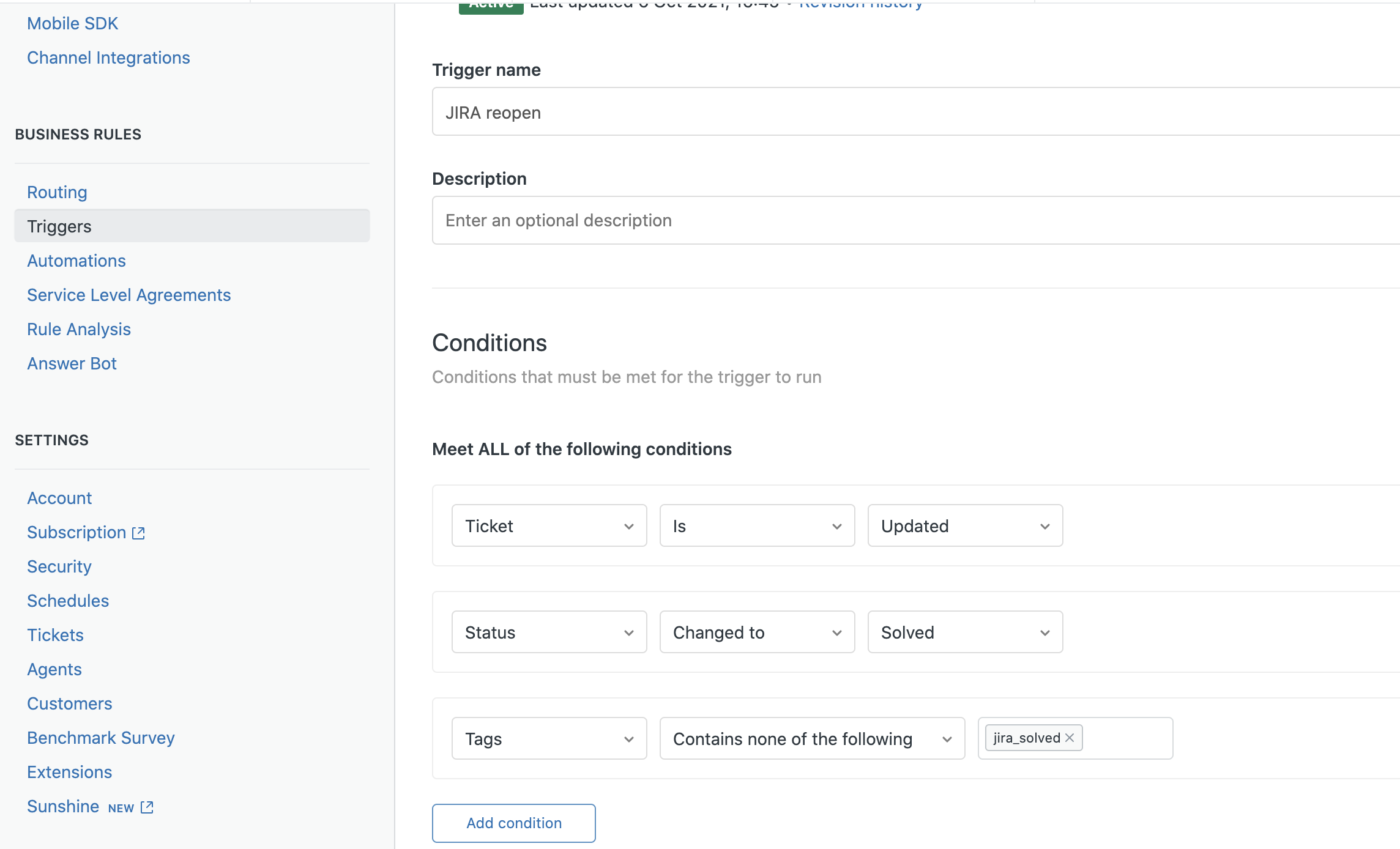 Cannot Solve Ticket Until Jira Status Rule – Zendesk Help