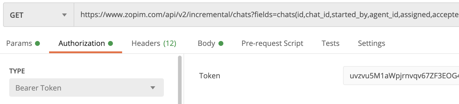 Bearer Token access 401 fail in Postman – Zendesk help